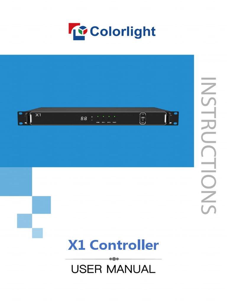 Colorlight x1 Led Display Controller User Manual | PDF | Home & Garden