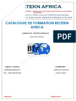 Catalogue - Plans Formation Beltekn Africa