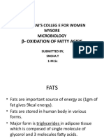 Beta Oxidation