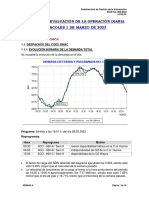 Informe de Evaluación de La Operación Diaria Miercoles 1 de Marzo de 2023