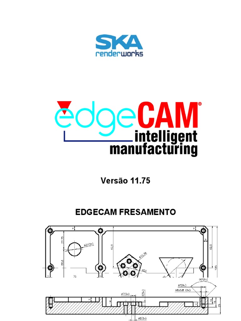 Configuração e Desenho no EdgeCAM | PDF | Círculo | Linha (Geometria)