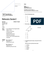 Barker 2020 Standard Maths Trials & Solutions