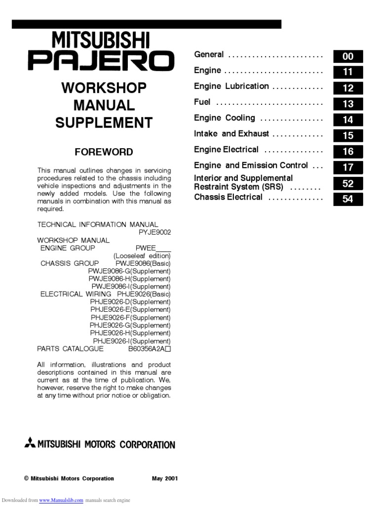 Mitsubishi Pajero visual data 8