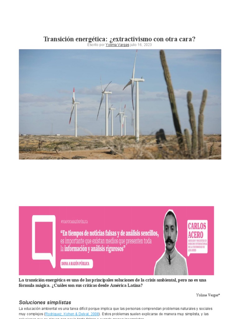 Transición Energética | PDF