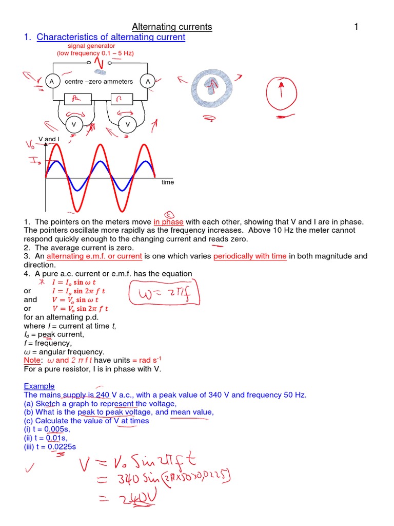 Alternating Currents | PDF | Rectifier | Transformer