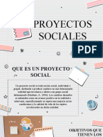 Proyectos Sociales