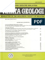 NEWSLETTER OF THE GEOLOGICAL SOCIETY OF MALAYSIA Vol. 8, No.6