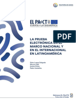 La Prueba Electrónica en El Marco Nacional y en El Internacional en Latinoamérica