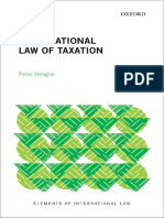 Book - Peter Hongler 2021 - International Law of Taxation