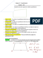 Chapter 17 Quadrilaterals Grade 6 CW