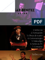 Portafolio Actoral - César Benitez 2023