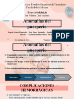 Anomalías Del Puerperio