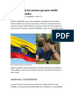 Estudio Revela Las Carreras Que Peor Sueldo Tienen en Ecuador