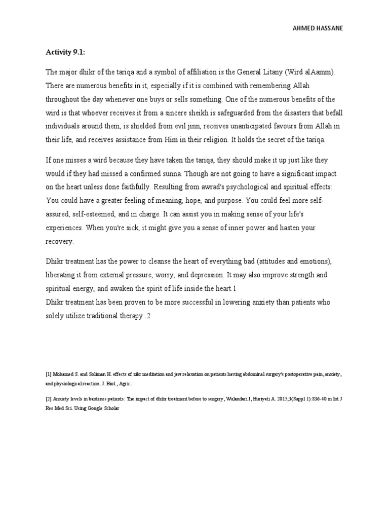 Activities 9.1&amp;4 | PDF