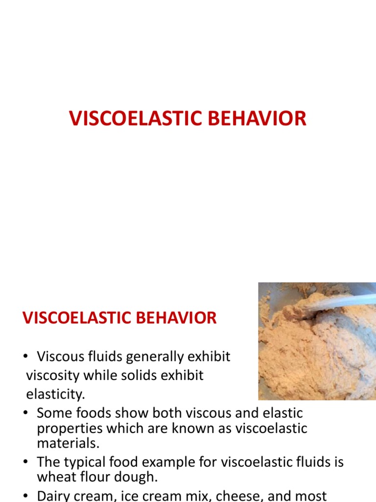 Viscoelastic Behavior | PDF