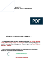 1 CHAPITRE I Introduction Sur Les Matériaux Céramiques