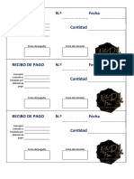 Plantilla de Recibo de Pago para Rellenar