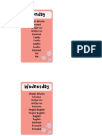 Jadwal Pelajaran