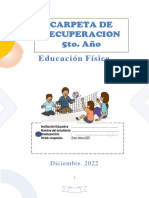 5° Carpt - Recp. - Ed - Física - 2022