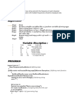 Algorithm-: Variable Discription