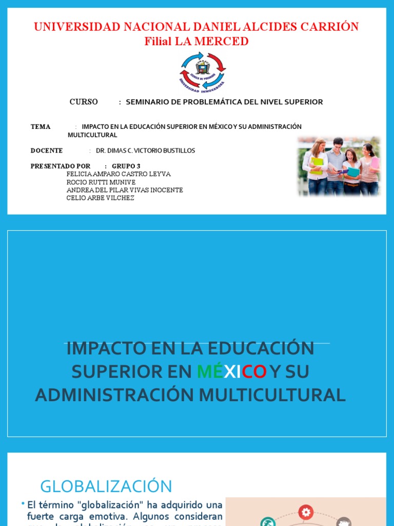 Impacto de la Globalización en Educación México | PDF | Globalización ...