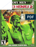 Army Men - Sarges Heroes 2 - Manual - PS2