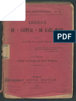 Abrégé Du Capital de Karl Marx - Carlo Cafiero