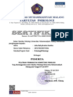 E-Sertifikat Pelatihan Kompetensi Psikologi-P3-2019