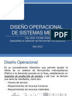 Diseño Operacional de Sistemas Metro Javier Cornejo