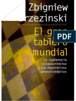 Zbigniew Brzezinski_El gran tablero mundial