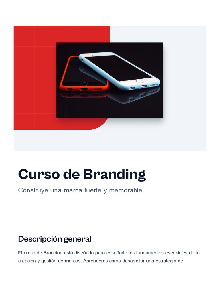 Curso De Branding Pdf Marca Gestión De La Marca