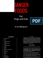 Danger Foods For Dogs and Cats E Book 2019