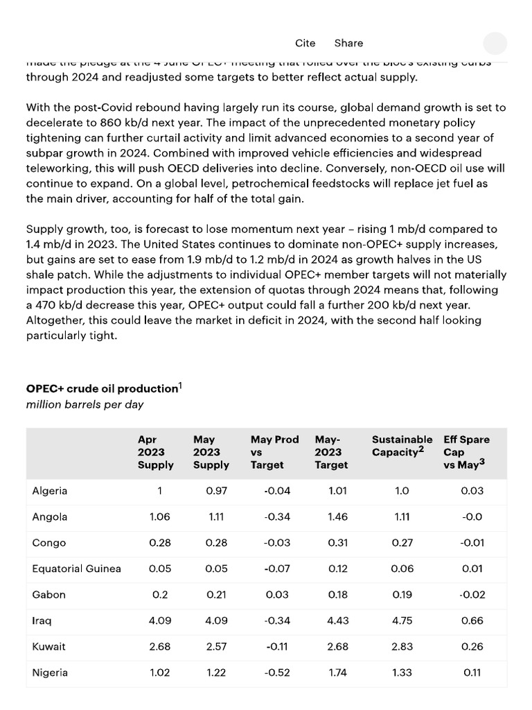 Oil Report 2 | PDF