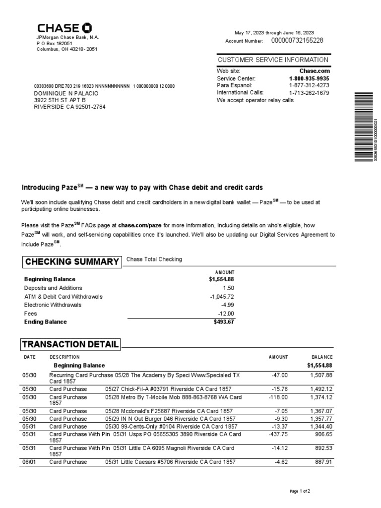 May June23 | PDF | Debit Card | Payments