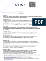 Piercing The Veil of Environmental Liability in India Comparative Analysis Between India and USA, Rathore, Pracheta