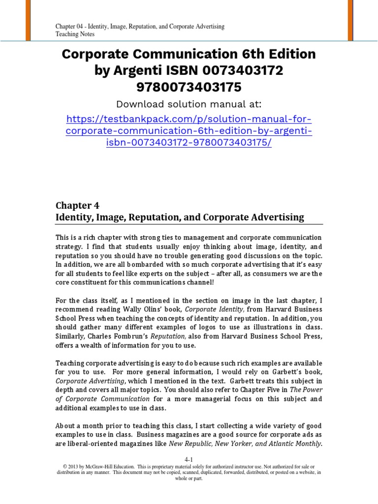 Corporation intelligence overview