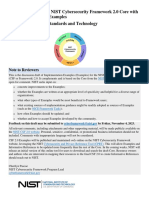 NIST Cybersecurity Framework 2.0 Final Draft