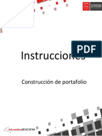 Instrucciones Portafolio