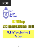 F3: Data Types, Functions & Packages