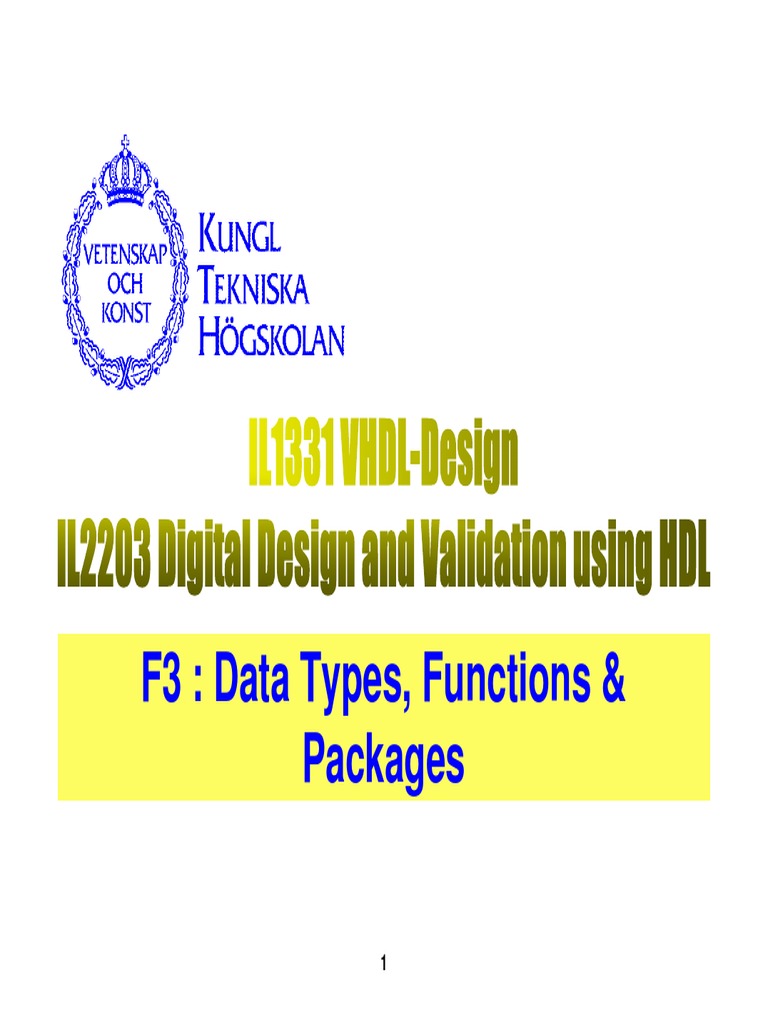 F3: Data Types, Functions & Packages | PDF | Data Type | Pointer ...