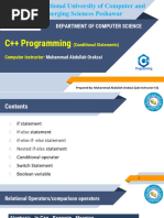 OOP Lab - 3.1 - C++ Conditional Statements