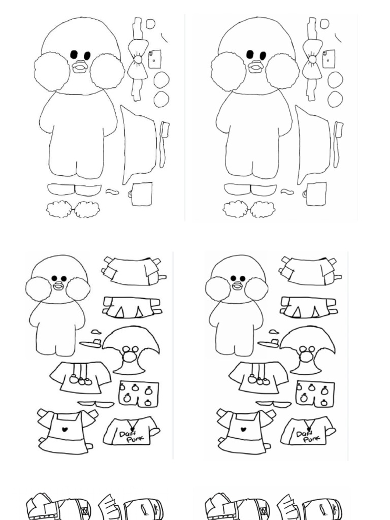 Patito para Recortar | PDF