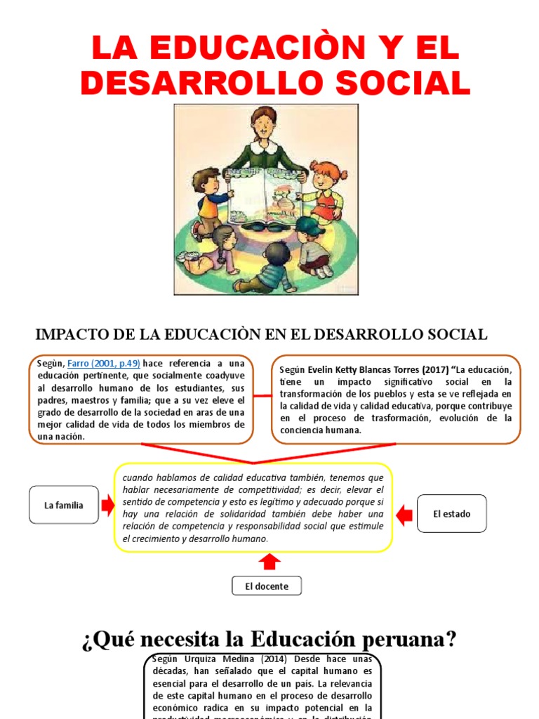 La Educaciòn y El Desarrollo Social | PDF | Evaluación | Plan de estudios