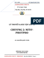 CHƯƠNG 2 NITƠ PHOTPHO HOÀN CHỈNH