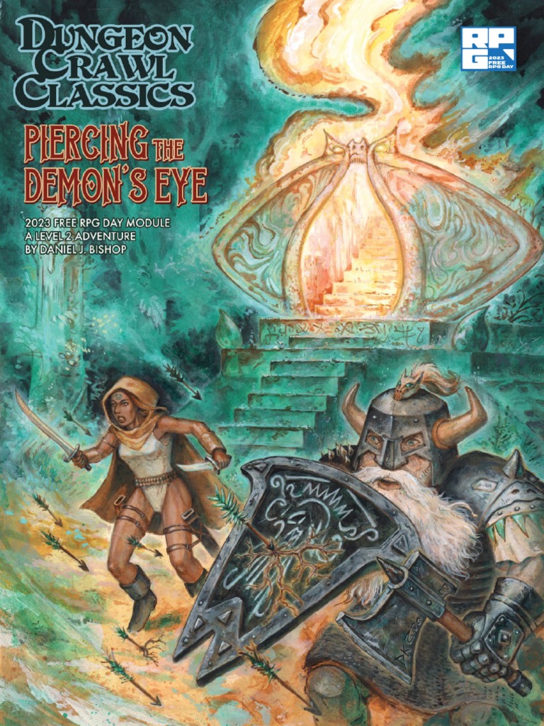 DCC FreeRPGDay2023 PiercingTheDemonsEye | PDF | Door