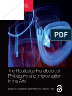 Alessandro Bertinetto, Marcello Ruta (Eds.) - The Routledge Handbook of Philosophy and Improvisation in The Arts-Routledge (2022)