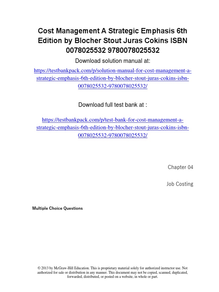 Cost Management Exam Questions | PDF | Cost Of Goods Sold | Cost