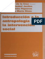 Introducción A La Antropología para La Intervención Social