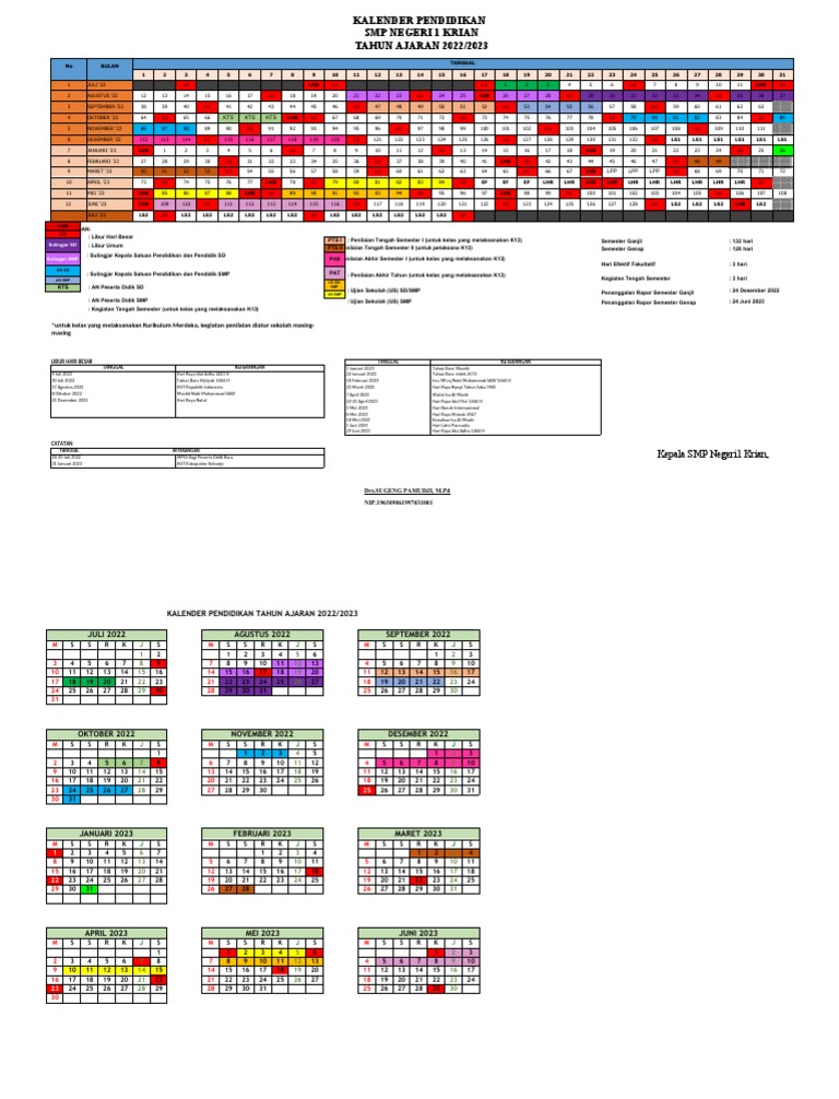 Kalender Pendidikan | PDF