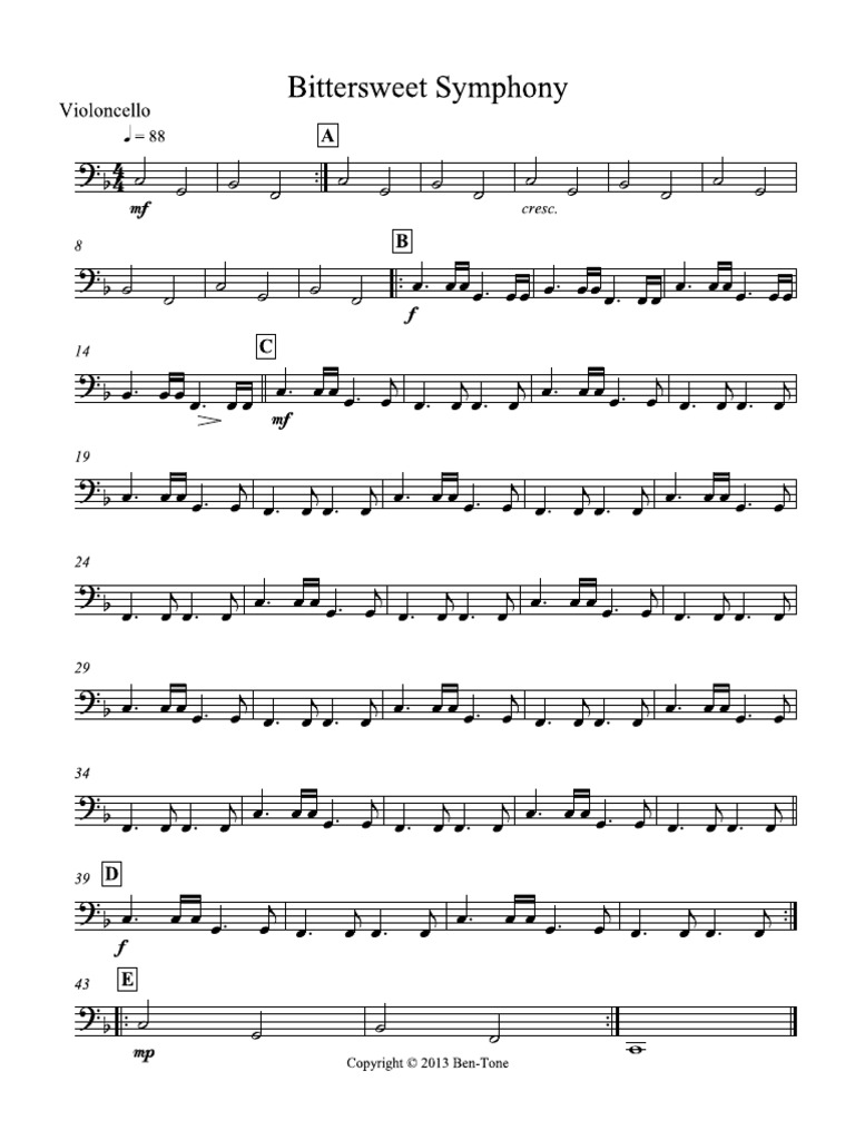 Bittersweet Symphony PDF